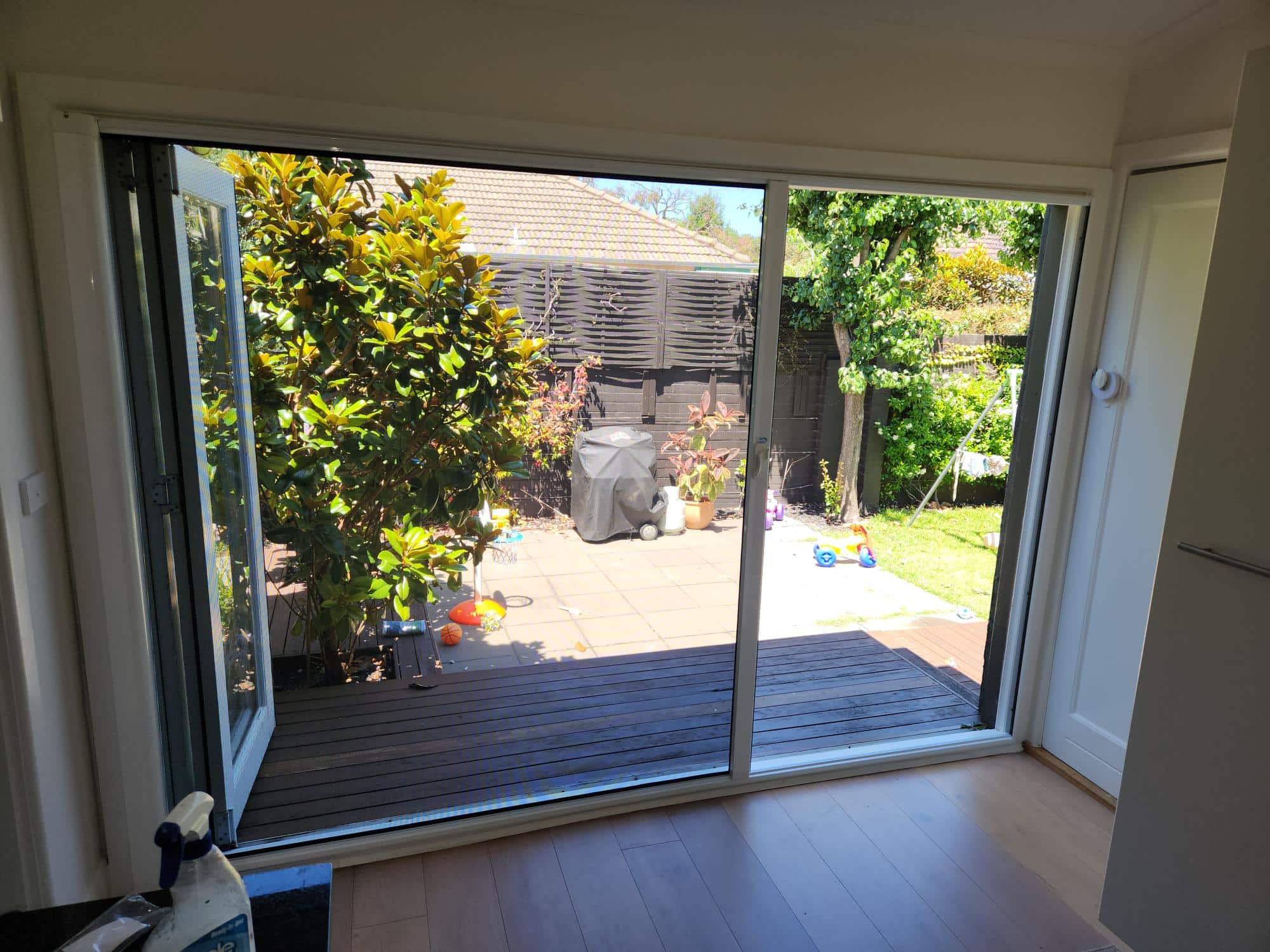 RetractAscreen Premium on Bifold Doors