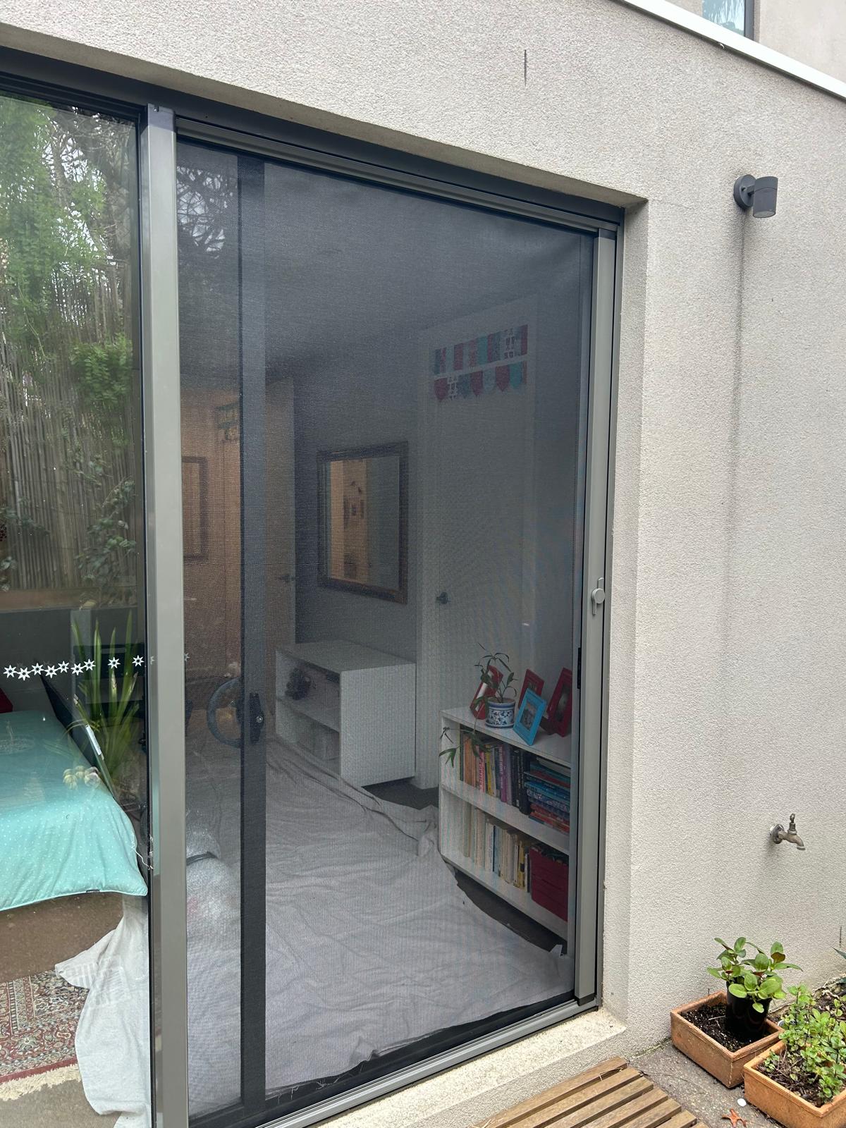 RetractAscreen Premium on Sliding Door (Rolled Across) - Brighton
